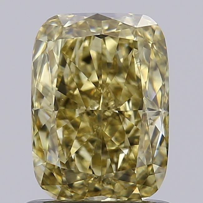 1.03 CT Fancy Intense Yellow CUSHION MODIFIED