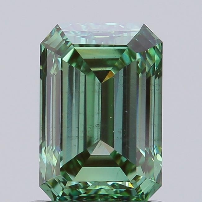 1.09 CT Fancy Vivid Green EMERALD