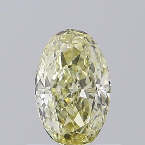0.52 CT Fancy Light Yellow OVAL