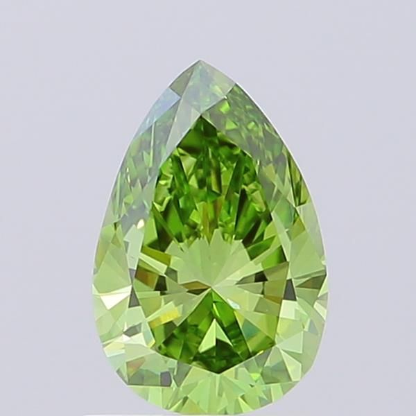 1.05 CT Fancy Vivid Green PEAR