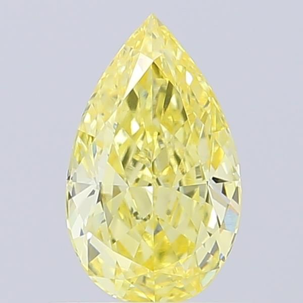 0.89 CT Fancy Yellow PEAR