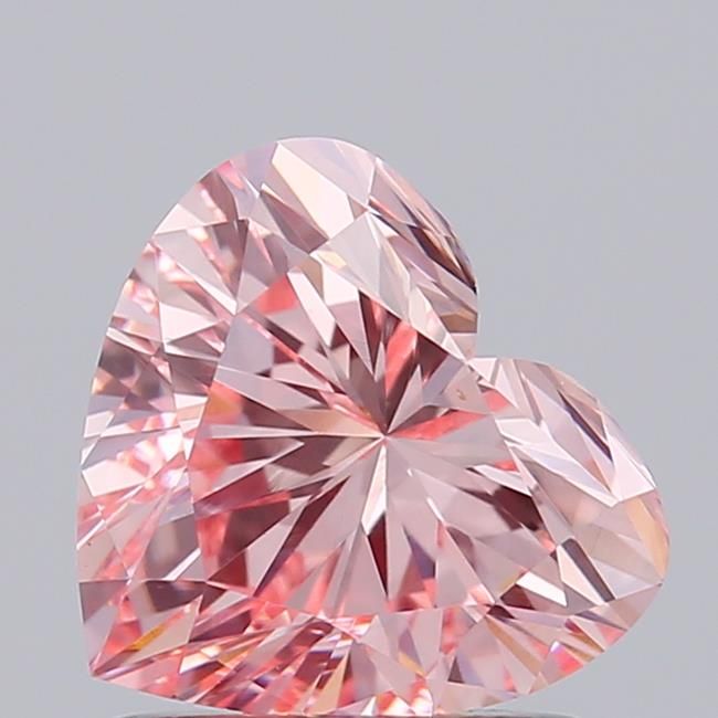 1.05 CT Fancy Intense Pink HEART