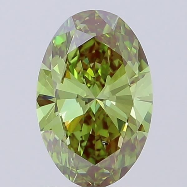 1.49 CT Fancy Vivid Green OVAL