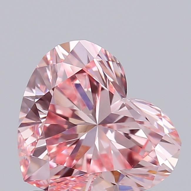 1.01 CT Fancy Intense Pink HEART