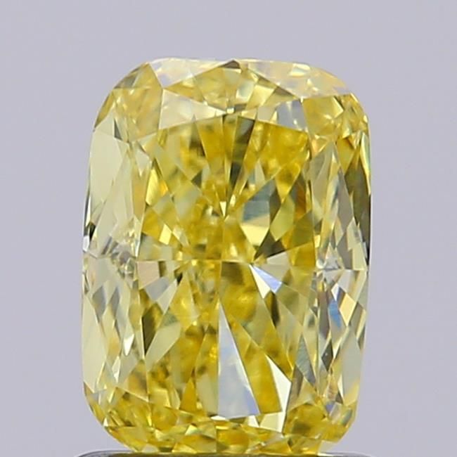 1.21 CT Fancy Intense Yellow CUSHION MODIFIED