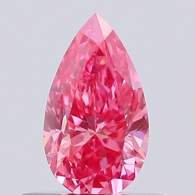0.42 CT Fancy Vivid Pink PEAR