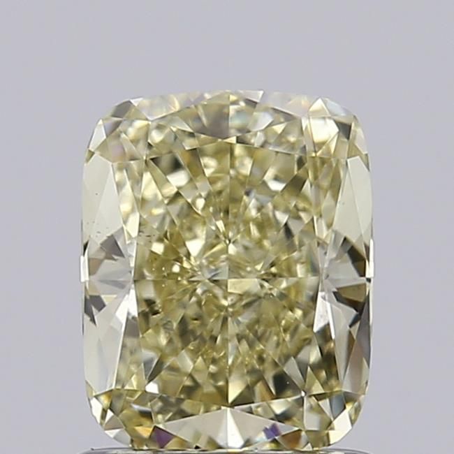 1.08 CT Fancy Yellow CUSHION MODIFIED