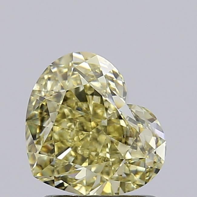 1.56 CT Fancy Yellow HEART