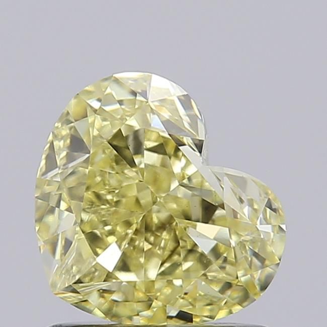 1.09 CT Fancy Intense Yellow HEART