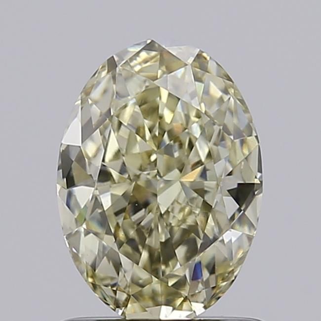 1.08 CT Fancy Light Yellow OVAL