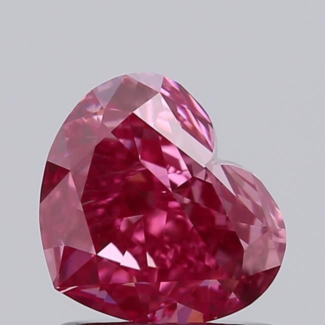 1.09 CT Fancy Vivid Pink HEART