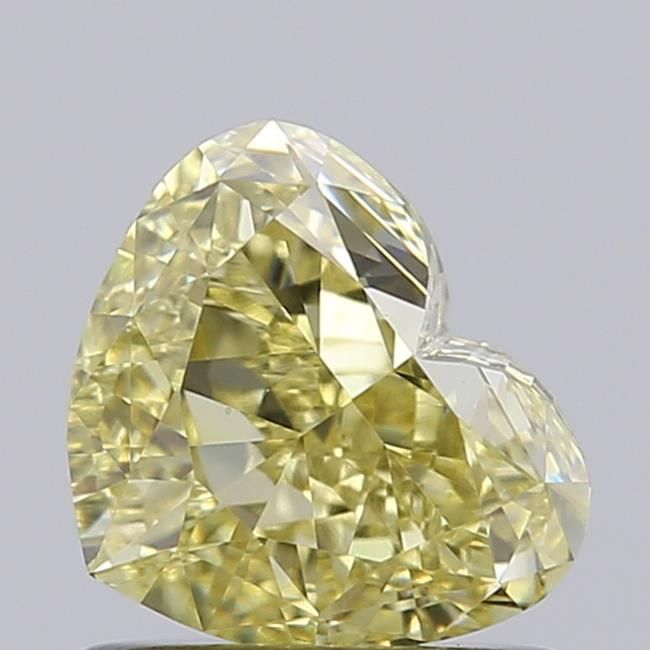 1.02 CT Fancy Light Yellow HEART