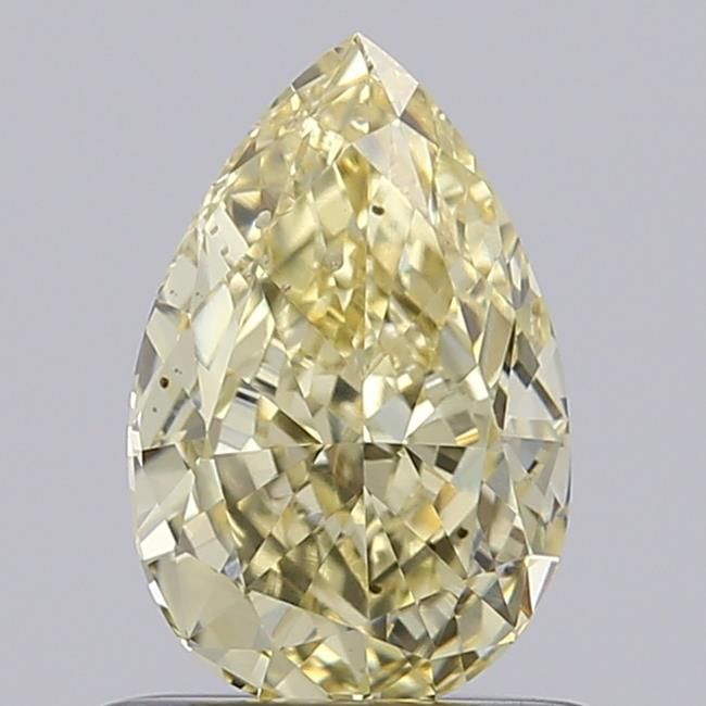 0.86 CT Fancy Light Yellow PEAR
