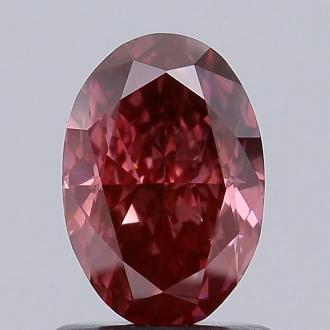 1.18 CT Fancy Deep Pink OVAL