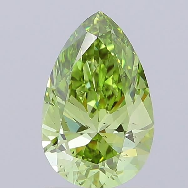 1.46 CT Fancy Vivid Green PEAR