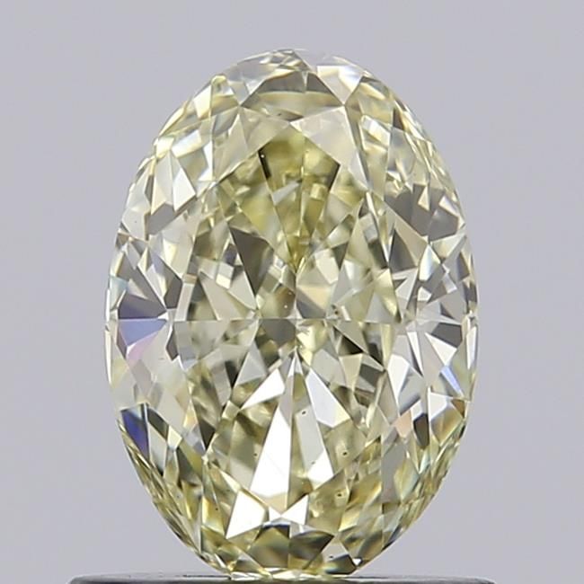 0.99 CT Very Light Yellow OVAL