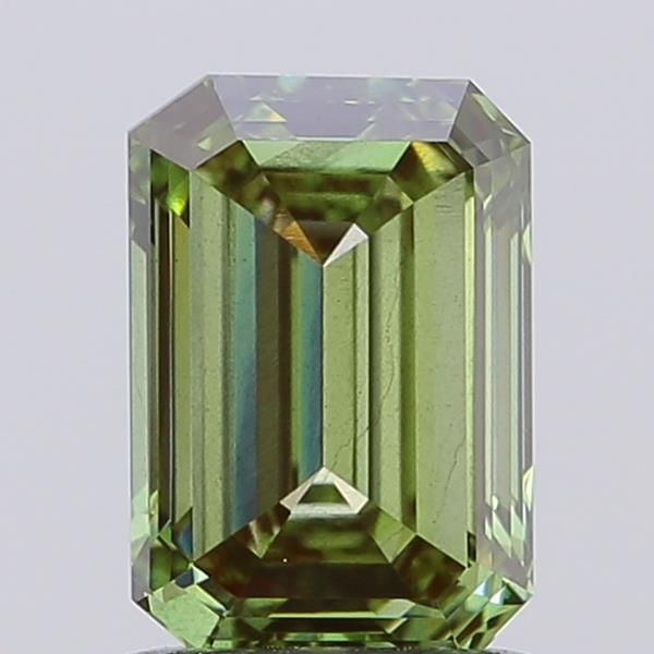 1.38 CT Fancy Vivid Green EMERALD