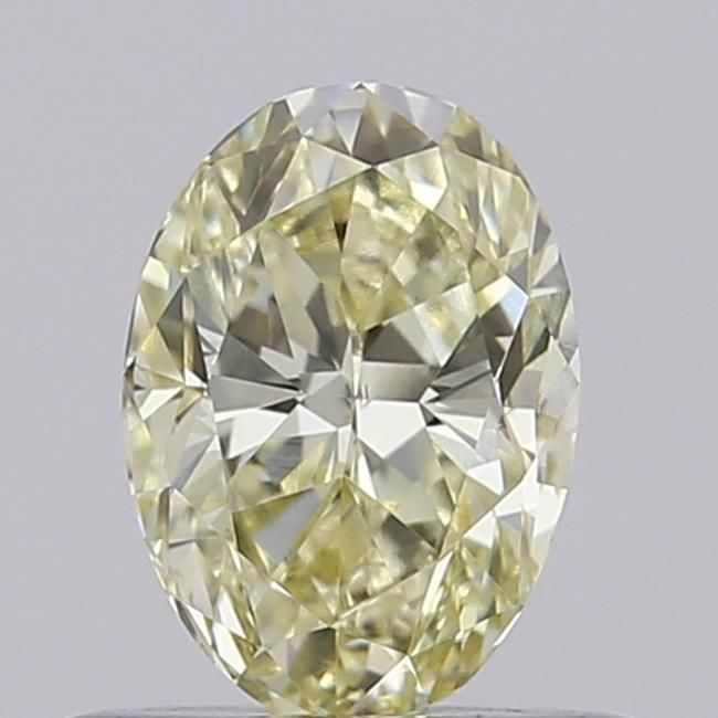 0.55 CT Fancy Light Yellow OVAL