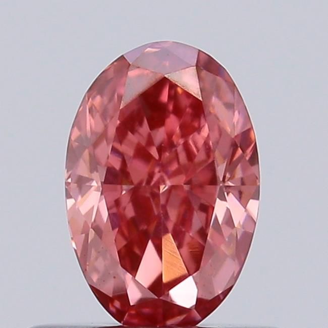 0.5 CT Fancy Vivid Pink OVAL