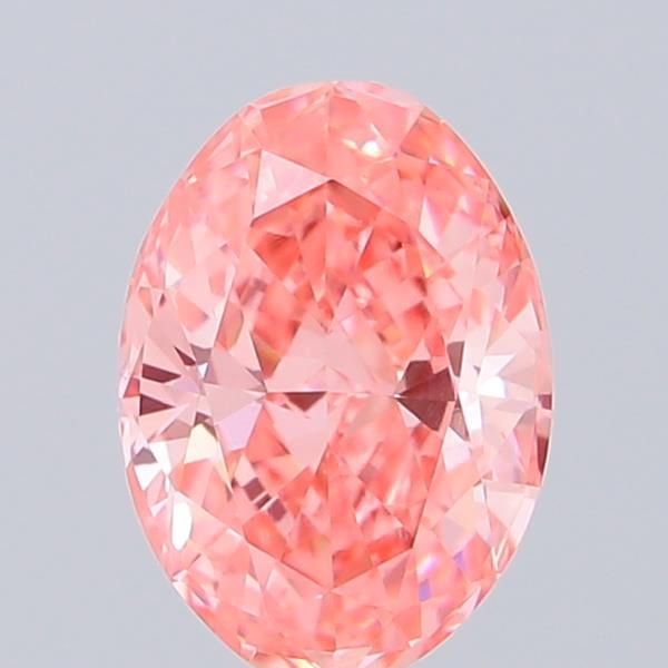 0.43 CT Fancy Vivid Pink OVAL