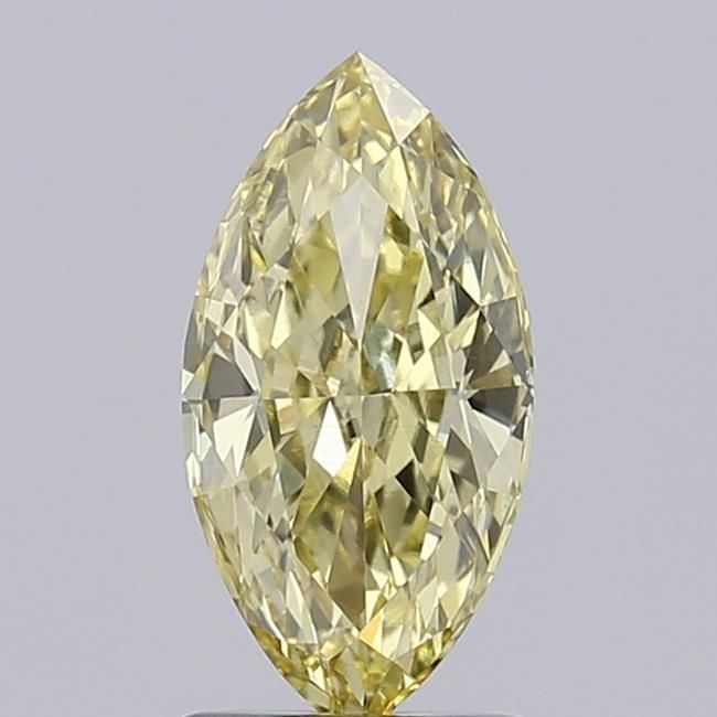 1.38 CT Fancy Intense Yellow MARQUISE