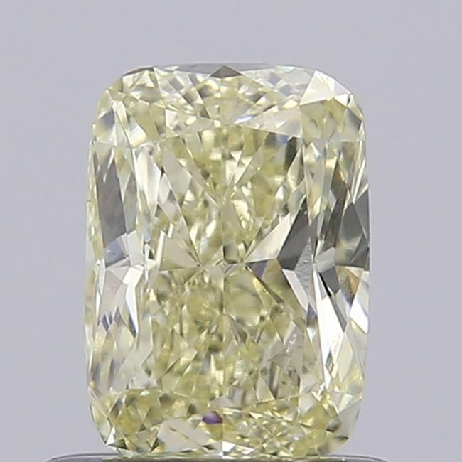 0.74 CT Fancy Light Yellow CUSHION MODIFIED