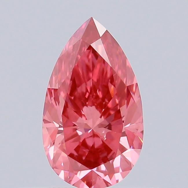 0.52 CT Fancy Vivid Pink PEAR