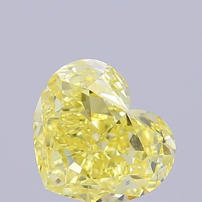 1.31 CT Fancy Intense Yellow HEART