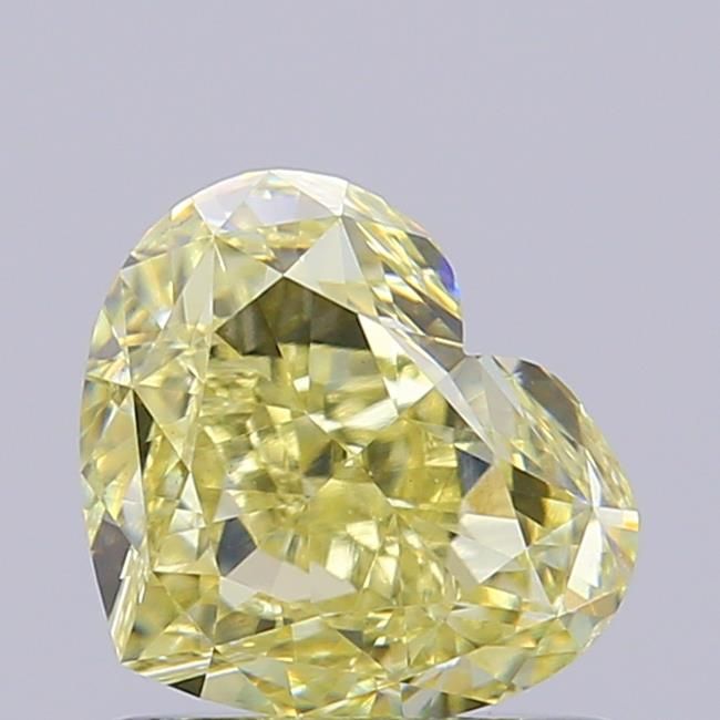 1.02 CT Fancy Light Yellow HEART
