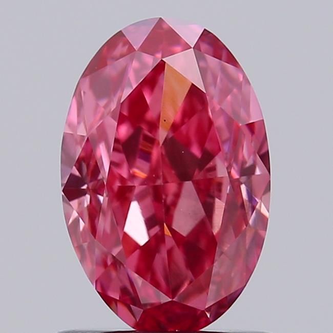 1.19 CT Fancy Vivid Pink OVAL