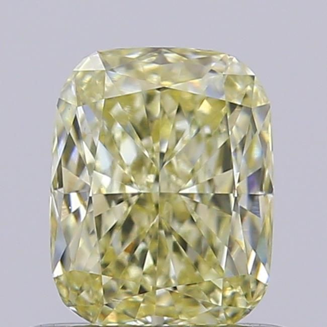 0.62 CT Fancy Light Yellow CUSHION MODIFIED