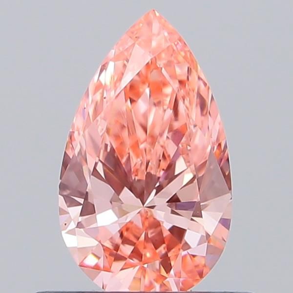 0.56 CT Fancy Vivid Pink PEAR