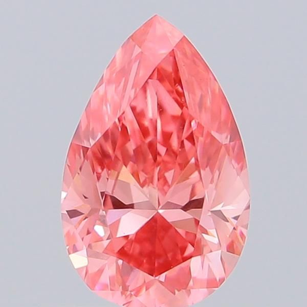 0.58 CT Fancy Vivid Pink PEAR
