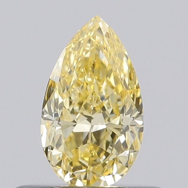 0.41 CT Fancy Intense Yellow PEAR