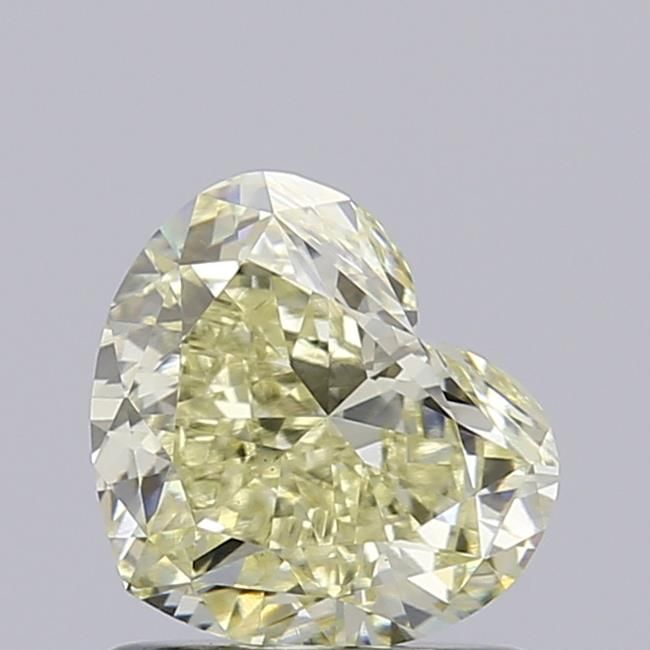 1.03 CT Fancy Light Yellow HEART