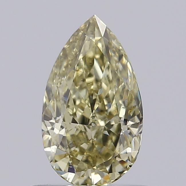 0.74 CT Fancy Yellow PEAR