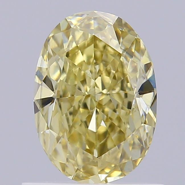 1.07 CT Fancy Light Yellow OVAL