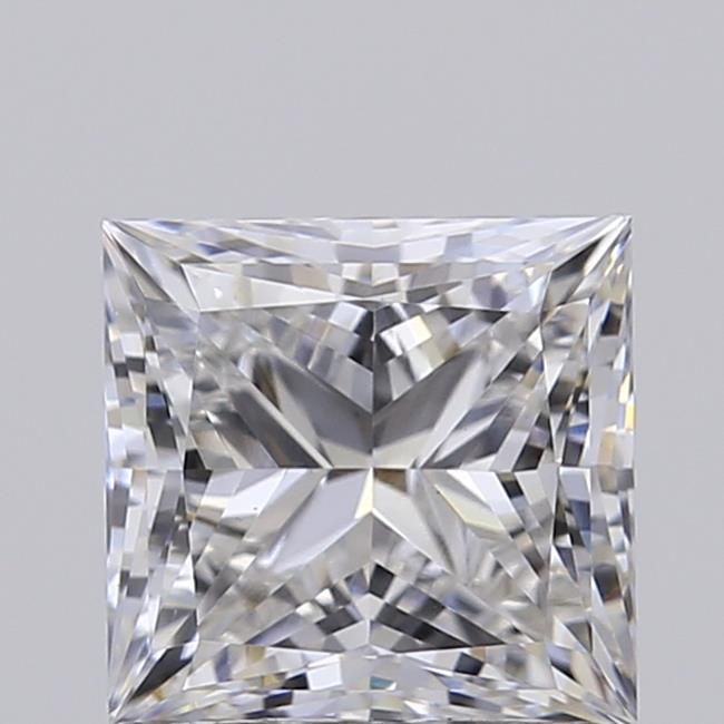 1 ct lab-grown Princess Diamond