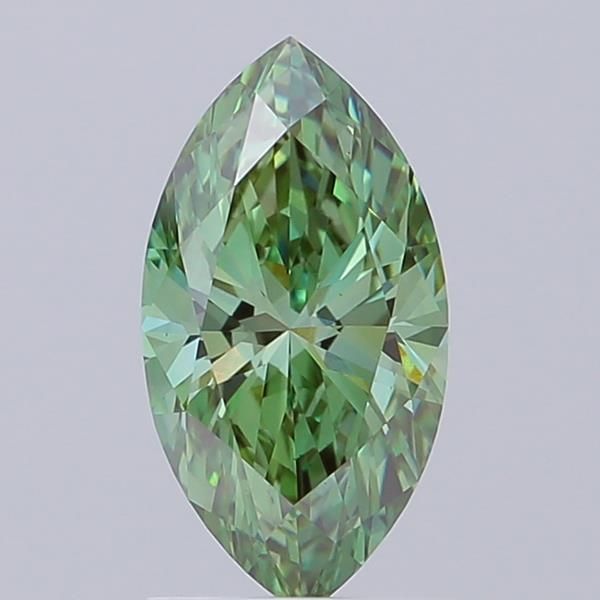 1.49 CT Fancy Vivid Green MARQUISE