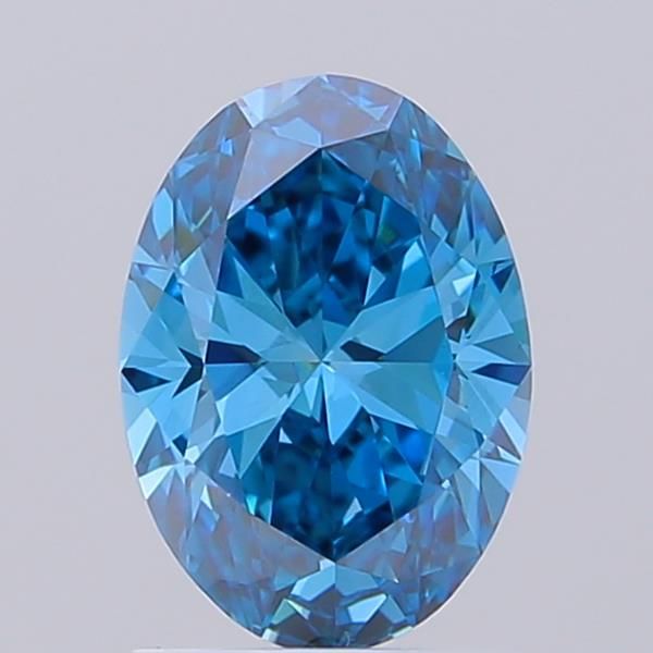 1.4 CT Fancy Vivid Blue OVAL