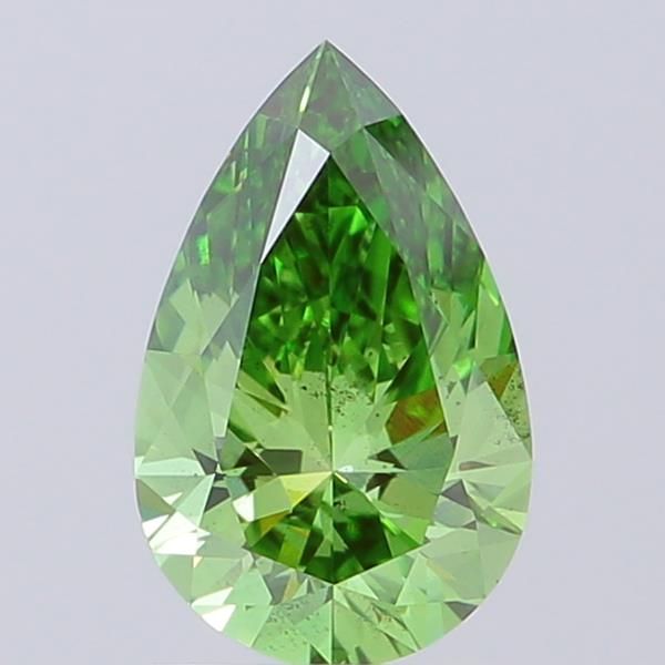 1.51 CT Fancy Vivid Green PEAR