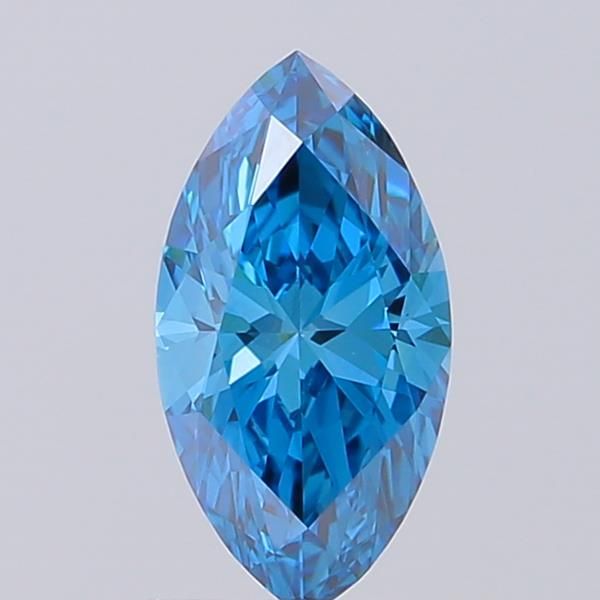 1.08 CT Fancy Vivid Blue MARQUISE