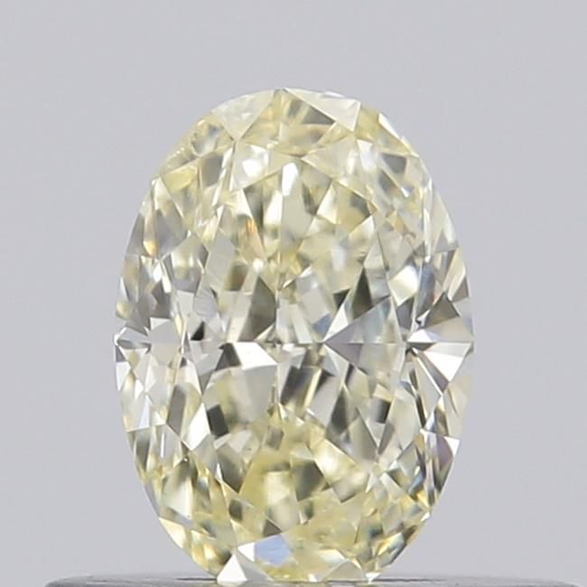 0.43 CT Fancy Light Yellow OVAL