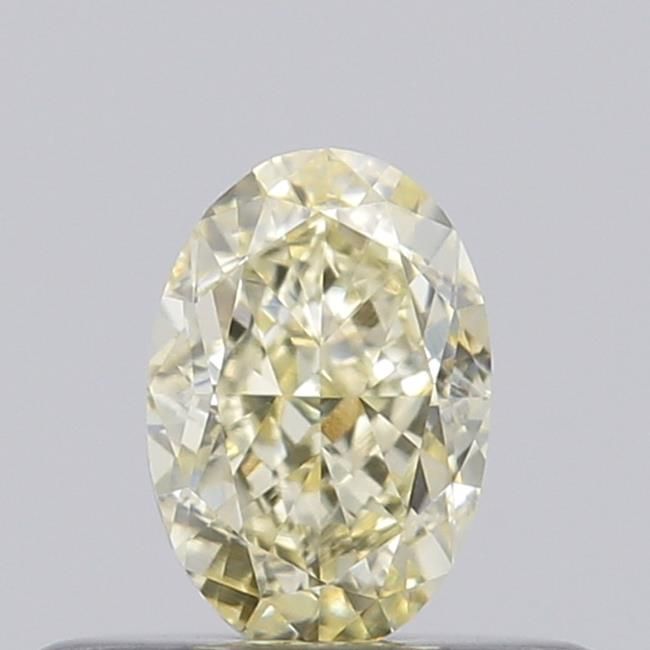 0.35 CT Fancy Light Yellow OVAL