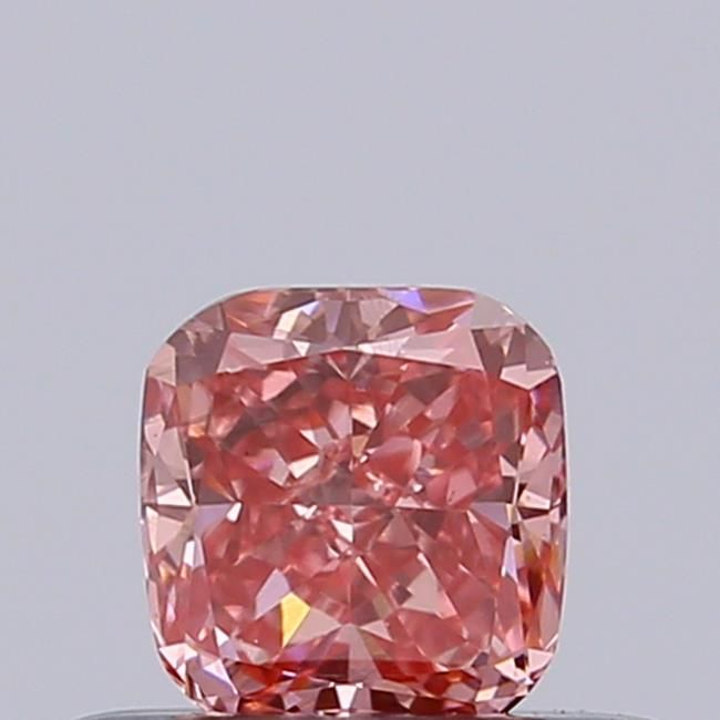 0.31 CT Fancy Vivid Pink CUSHION MODIFIED