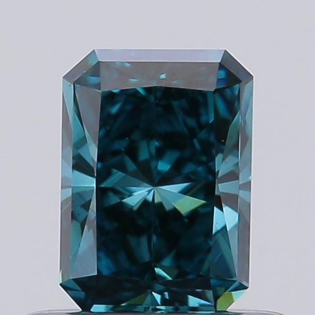 0.51 CT Fancy Deep Greenish Blue RADIANT