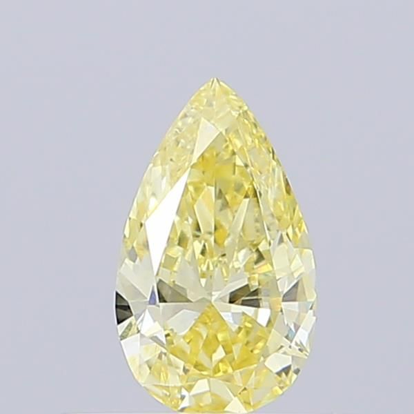 0.38 CT Fancy Yellow PEAR