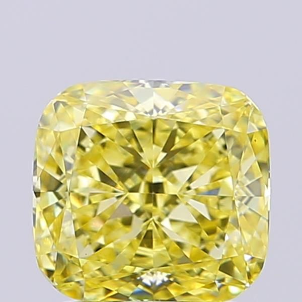 1.5 CT Fancy Intense Yellow CUSHION MODIFIED