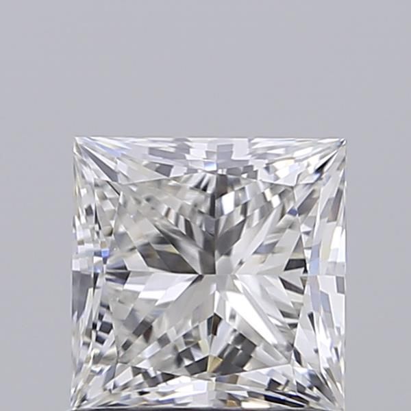 1 ct lab-grown Princess Diamond