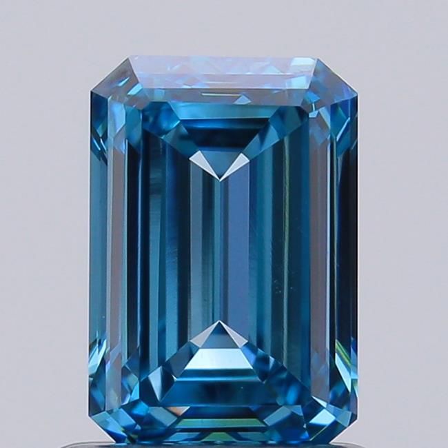1.09 CT Fancy Vivid Blue EMERALD